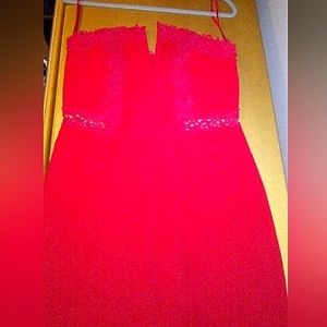 Gianni Bini red cocktail dress size Large
